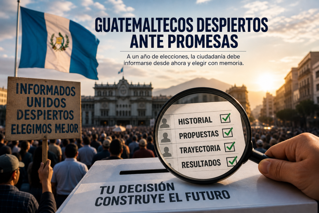 Guatemaltecos, despiertos ante promesas