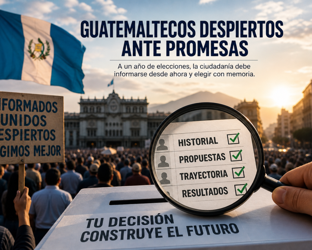 Guatemaltecos, despiertos ante promesas